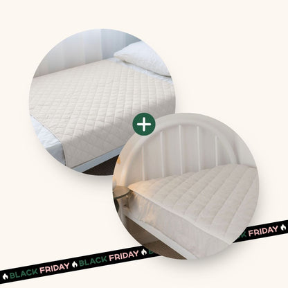 Leakproof Sheet + Bed Guard Set