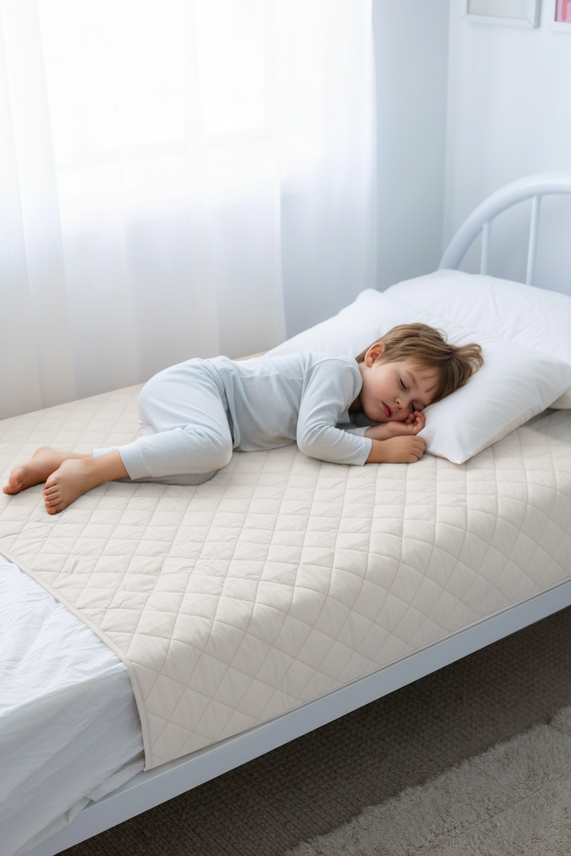 Rudie Baby leakproof bed guard lifestyle illustration