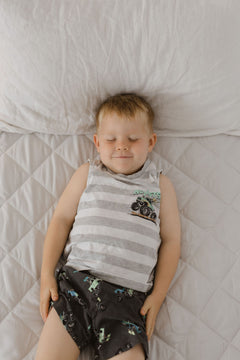 Rudie Baby leakproof fitted sheet detail - waterproof layer for toilet training nights