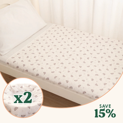 Rudie Baby x2 pack leakproof bed guard, set overview