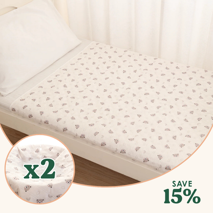 Rudie Baby x2 pack leakproof bed guard, set overview