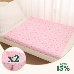 Rudie Baby x2 pack leakproof bed guard, detail shot