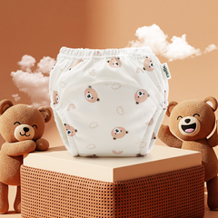 Rudie Baby toilet training pants in Bobby Bear print