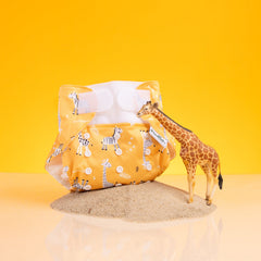 Rudie Baby DryStart toilet training diaper, feature detail