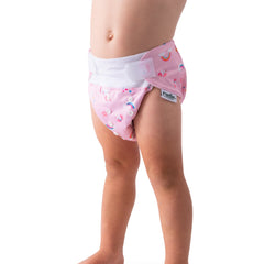 Rudie Baby DryStart toilet training diaper, alternate angle