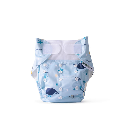 Rudie Baby DryStart toilet training diaper, front product view