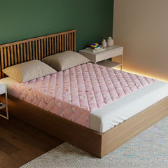 Rudie Baby leakproof bed guard in Unicorns print, single bed size