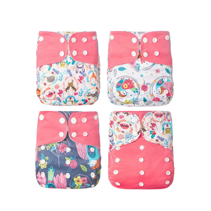 Reusable Nappies | 4 Pack